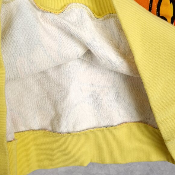 Puma BRITTO Hoodie Mens Large Yellow Orange AOP Graffiti Art Streatwear 90s insp - Picture 9 of 16